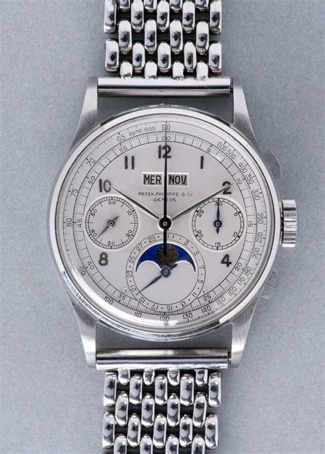 patek philippe 1942|Patek Philippe 1518 stainless steel.